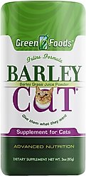 Green Foods Barley Cat Grass Juice Powder Cat Supplement, 3-oz jar slide 1 of 5