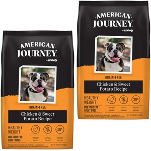 AMERICAN JOURNEY Grain Free Large Breed Puppy Chicken Sweet Potato Recipe Dry Dog Food 24 lb bag 24 lb bag bundle of 2 Chewy