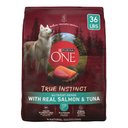 Purina ONE Natural True Instinct High Protein Real Salmon & Tuna Dry Dog Food, 36-lb bag