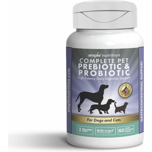 Ample Nutrition Complete Dog Prebiotic & Probiotic Supplement, 60 count