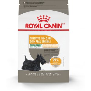 Royal Canin Canine Care Nutrition Small Sensitive Skin Care Dry Dog Food, 3-lb bag