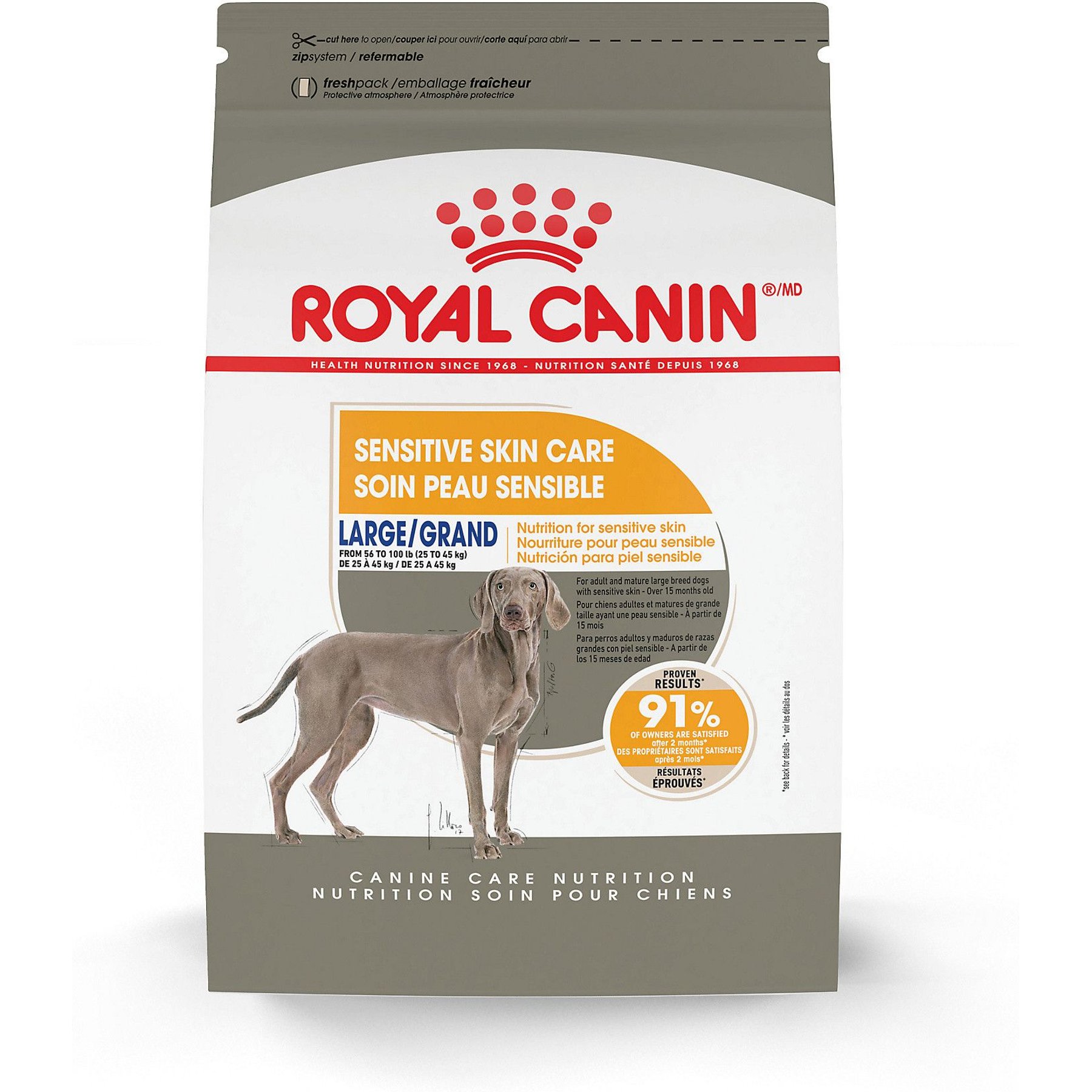 ROYAL CANIN Canine Care Nutrition Large Sensitive Skin Care Dry