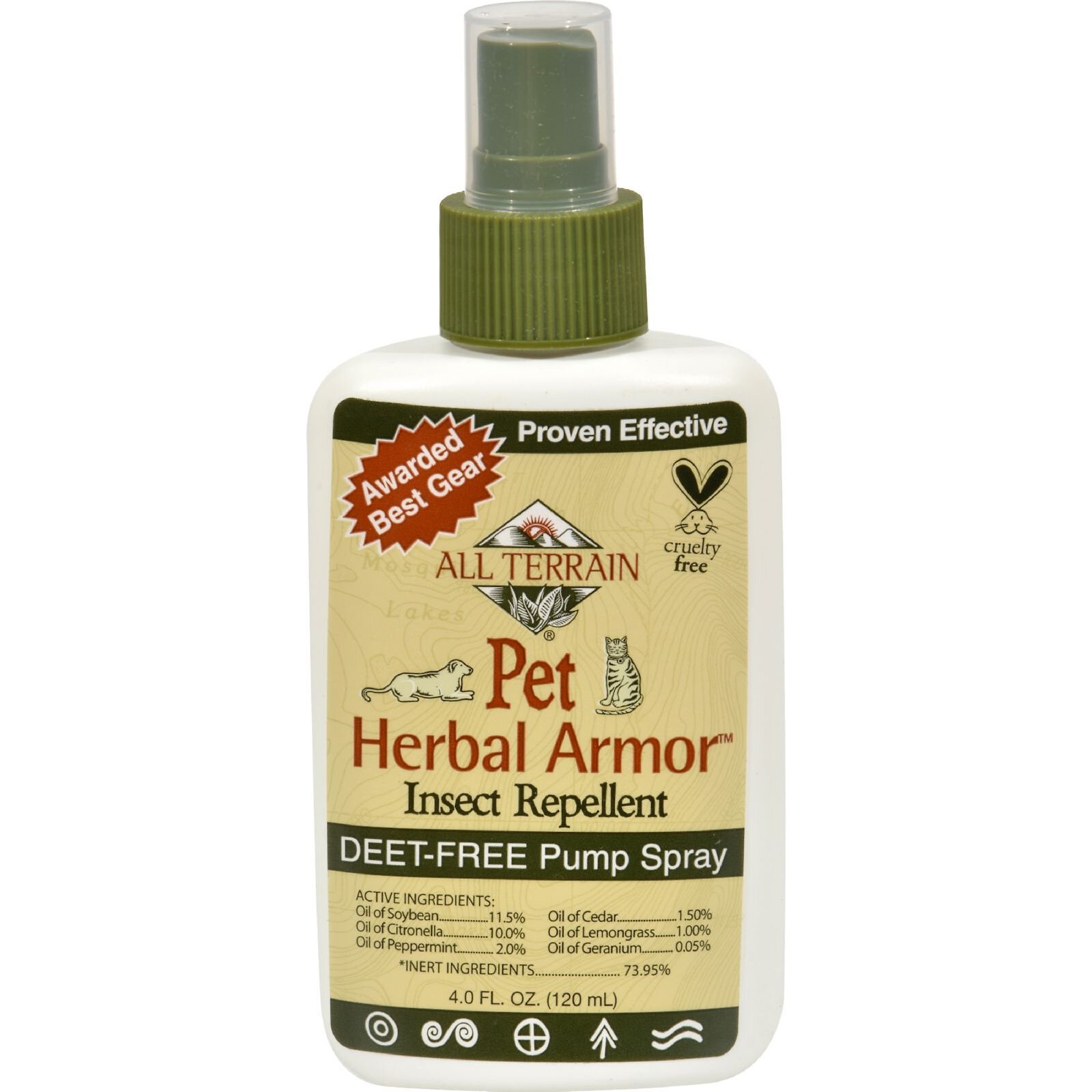 ALL TERRAIN Herbal Armor Natural Insect Repellent Dog & Cat Spray