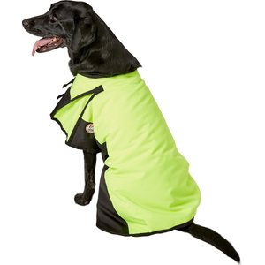 Derby Originals 600D Waterproof Dog Blanket Coat, Lime Green/Black, 26.5-in