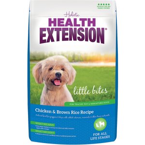 Health Extension Little Bites Chicken & Brown Rice Recipe Dry Dog Food, 1-lb bag