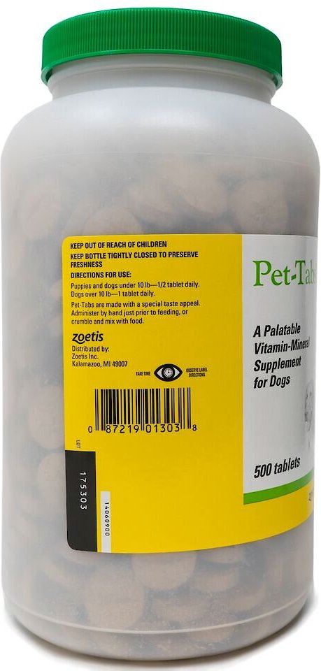 Pet-Tabs Iron-Plus Daily Liquid Vitamin-Mineral Formula for Dogs & Cats