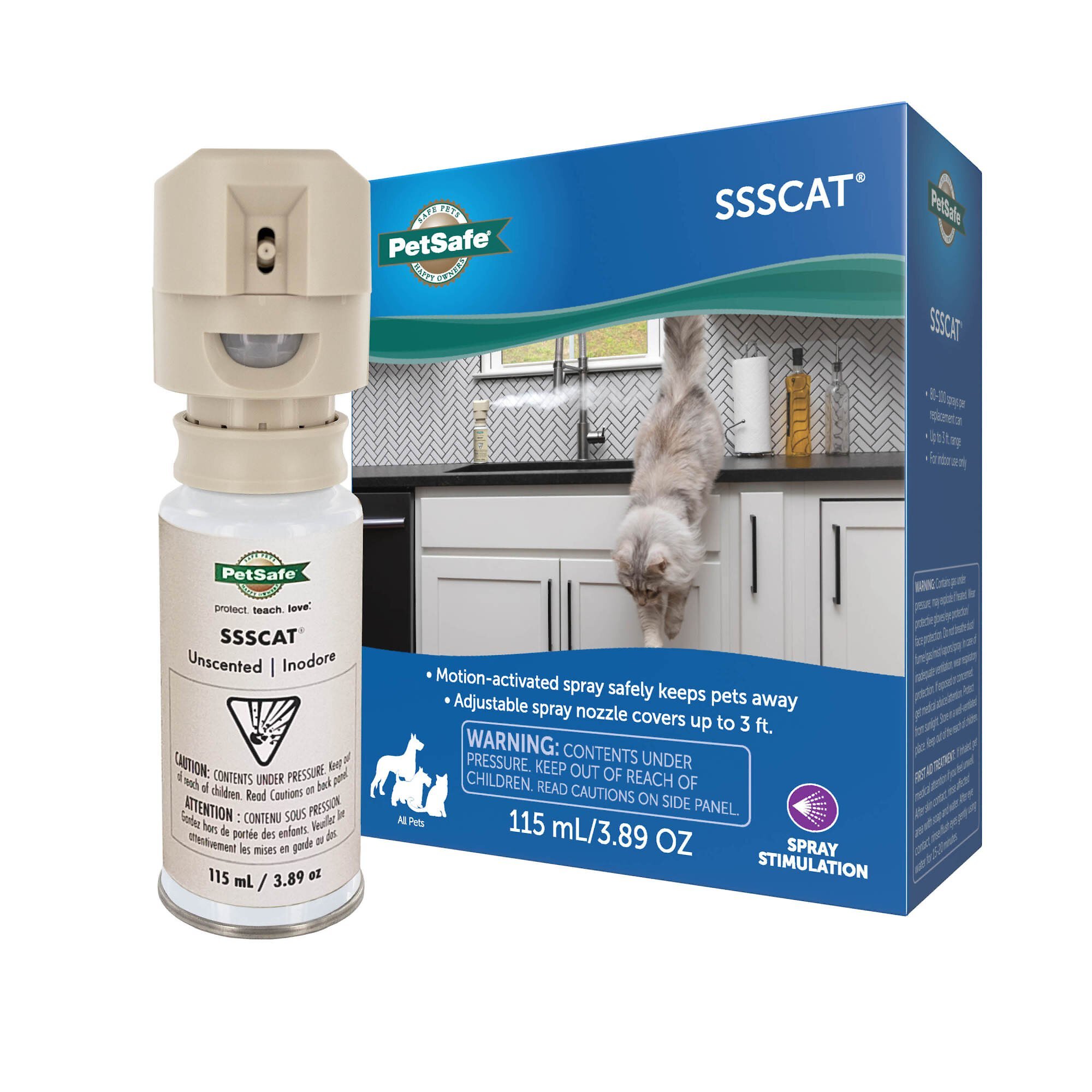 Ssscat refill 2024 compressed air