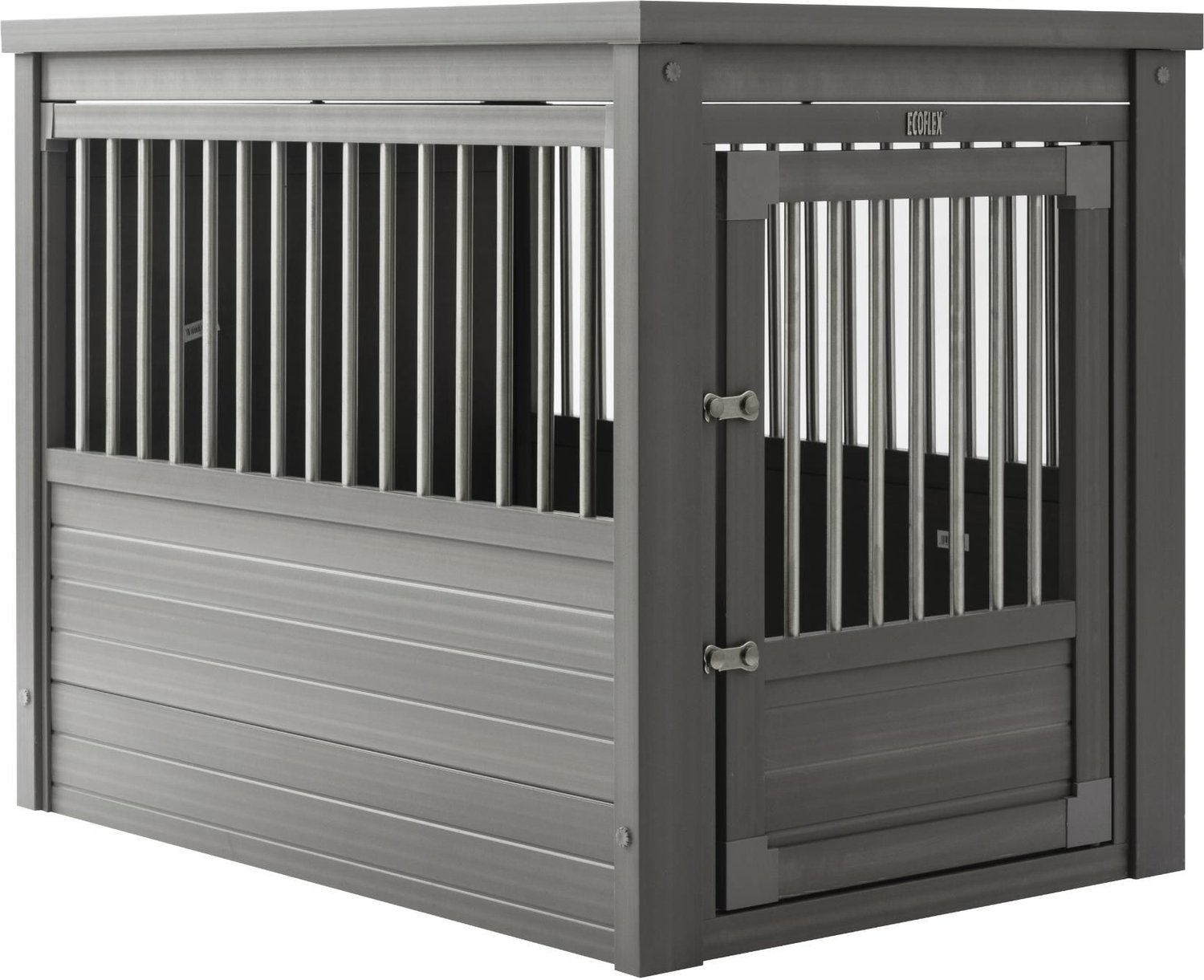 NEW AGE PET ecoFLEX Single Door Furniture Style Dog Crate & End Table