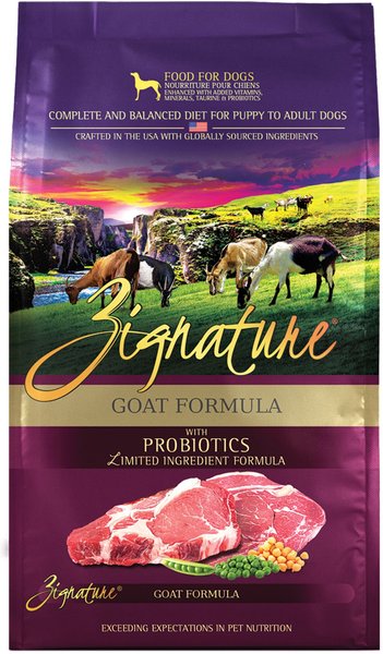Zignature Goat Limited Ingredient Formula Grain-Free Dry Dog Food, 25-lb bag slide 1 of 10