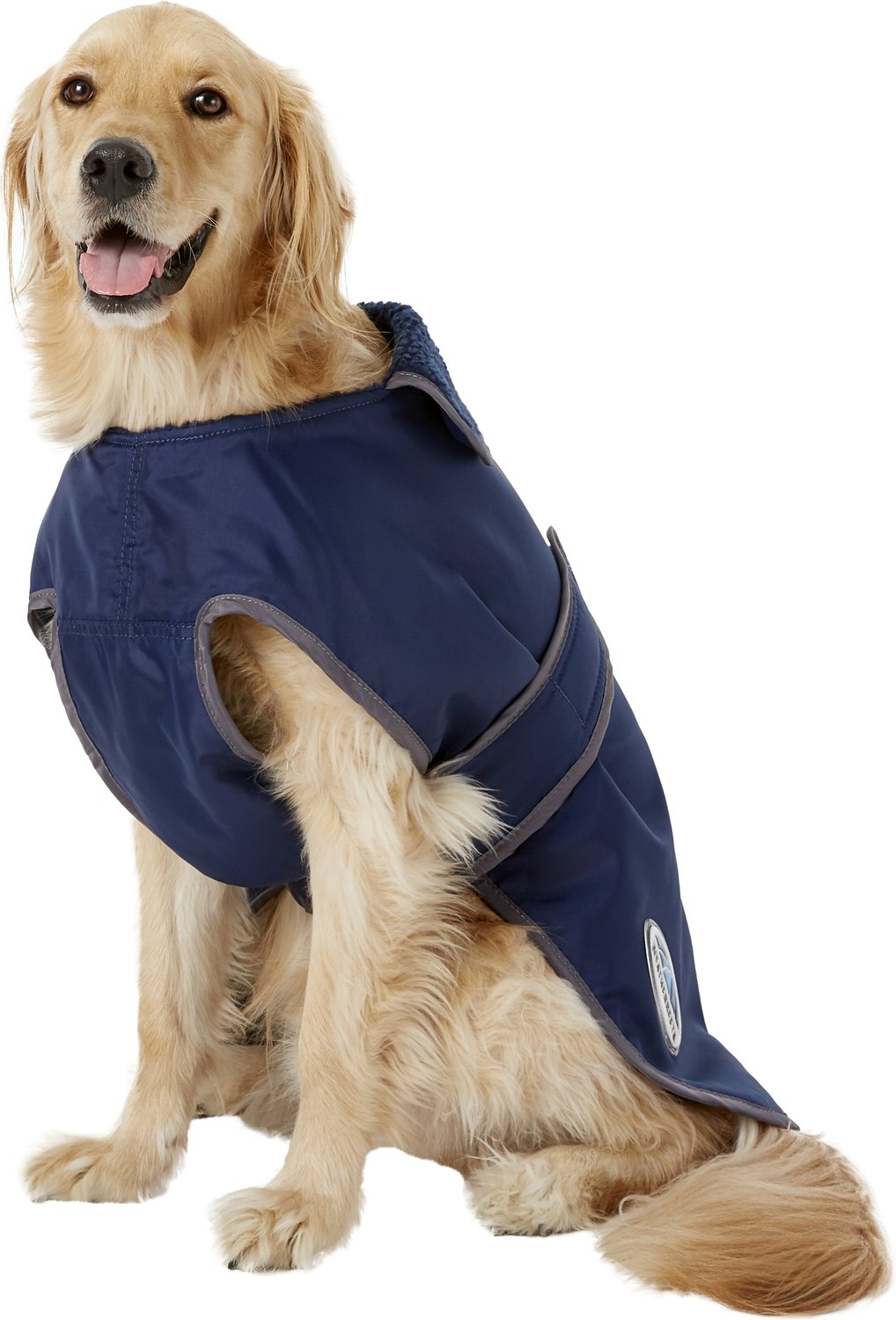 WeatherBeeta Windbreaker Navy 420D Deluxe Dog Coat