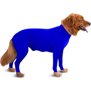 Shed Defender Original Dog Onesie, Royal Blue, Large