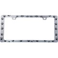 Bell Automotive Paw Print License Plate Frame