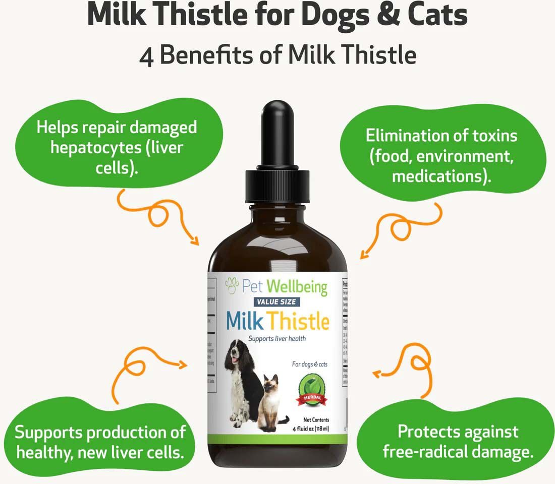 Pet wellbeing hotsell milk thistle