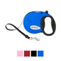 Frisco Nylon Tape Reflective Retractable Dog Leash, Blue, Small: 16-ft long, 3/8-in wide