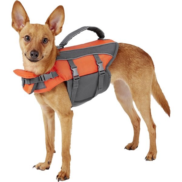 FRISCO Ripstop Dog Life Jacket, Orange, XSmall