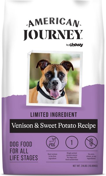 American Journey Limited Ingredient Venison & Sweet Potato Recipe Grain-Free Dry Dog Food, 24-lb bag slide 1 of 10