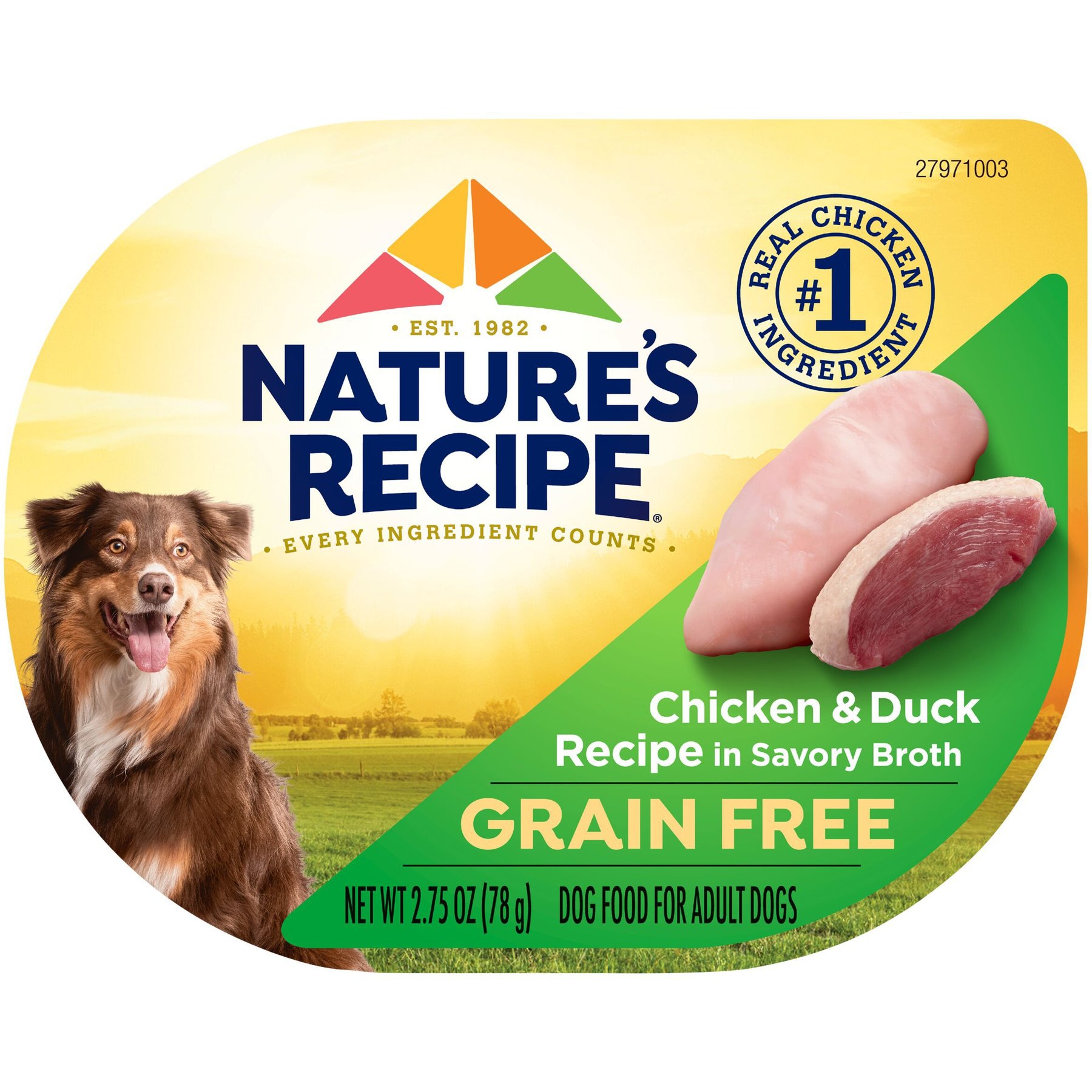 NATURE S RECIPE Grain Free Chicken Duck Recipe in Broth Wet Dog Food 2.75 oz case of 24 Chewy