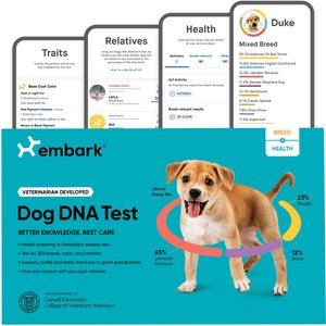 Embark Breed Identification & Health Condition Identification DNA Test for Dogs
