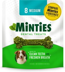 VetIQ Minties Medium/Large Dental Dog Treats, 8 count slide 1 of 6