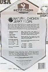 Betsy Farms Natural Chicken Jerky Recipe Wheat Free Dog Treats, 12-oz bag slide 2 of 5