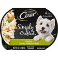 Cesar Simply Crafted Chicken, Carrots, Potatoes & Peas Limited-Ingredient Wet Dog Food Topper, 1.3-oz, case of 10