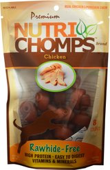 Nutri Chomps Mini Chicken Knot Dog Treats, 8 count
