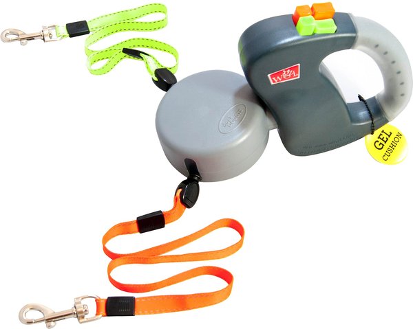 2 dog leash retractable