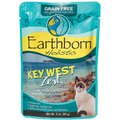 Earthborn Holistic Key West Zest Tuna Dinner with Mackerel in Gravy Grain-Free Cat Food Pouches, 3-oz pouch, case of 24