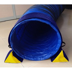Cool Runners Agility Lightweight PVC Dog Training Tunnel with Tunnel Bags, 15-ft