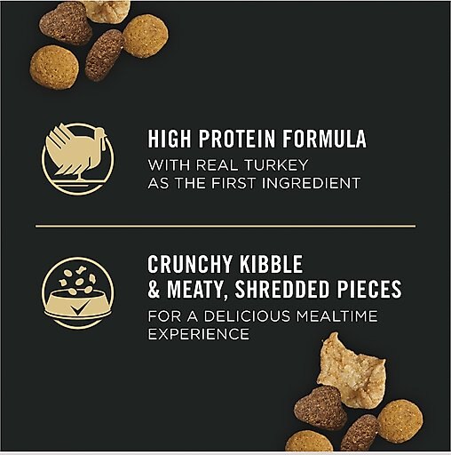 Purina Pro Plan Indoor Hairball Management Shredded Blend Turkey & Rice Formula Dry Cat Food, 12-lb bag