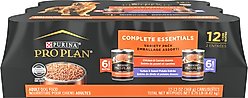 Purina Pro Plan Complete Essentials Variety Pack Grain-Free Canned Dog Food, 13-oz, case of 12
