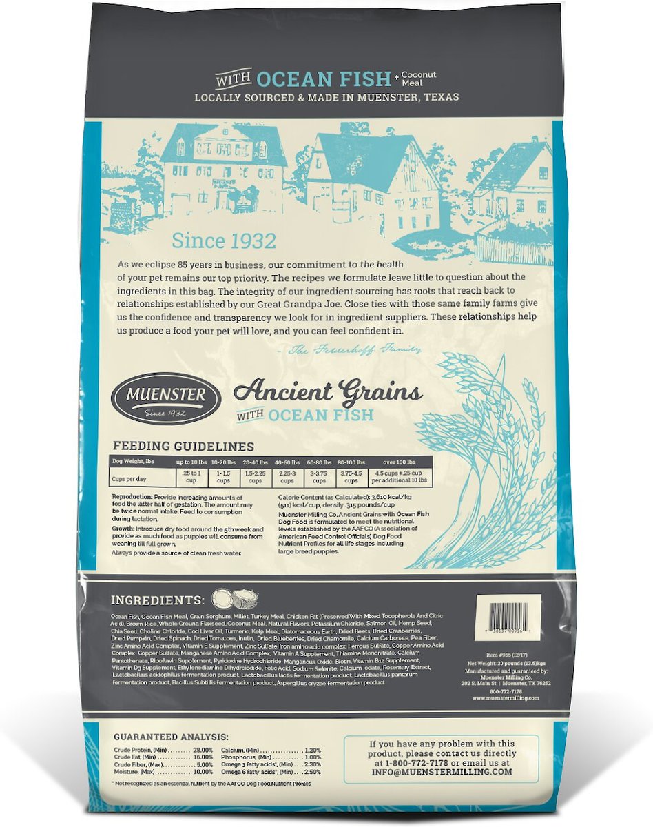 muenster dog food chewy