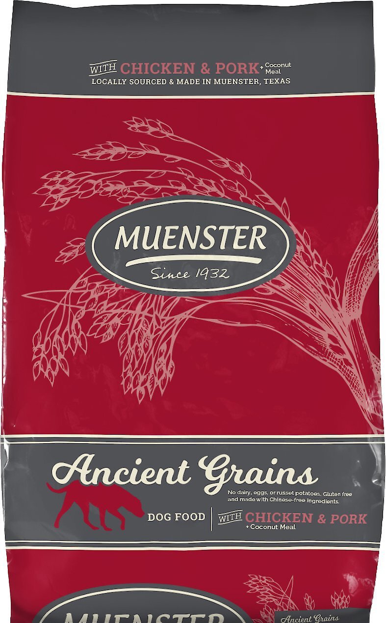 MUENSTER Ancient Grains Chicken Pork Dry Dog Food reviews