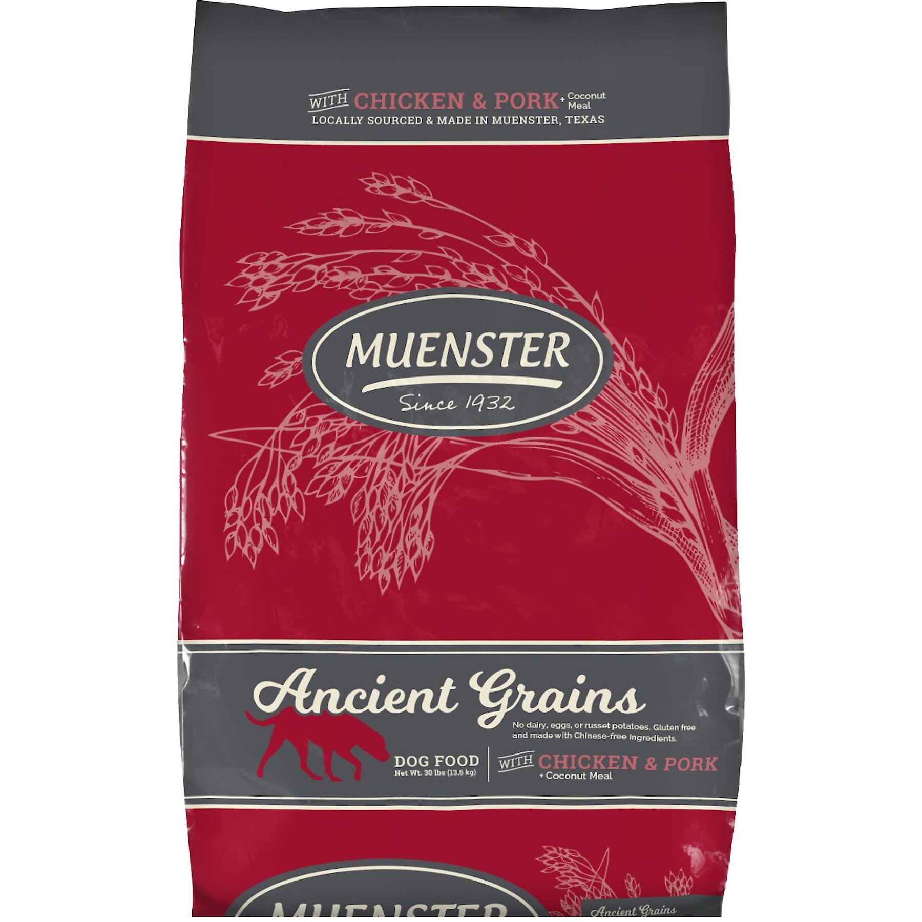 MUENSTER Ancient Grains Chicken Pork Dry Dog Food 30 lb Chewy