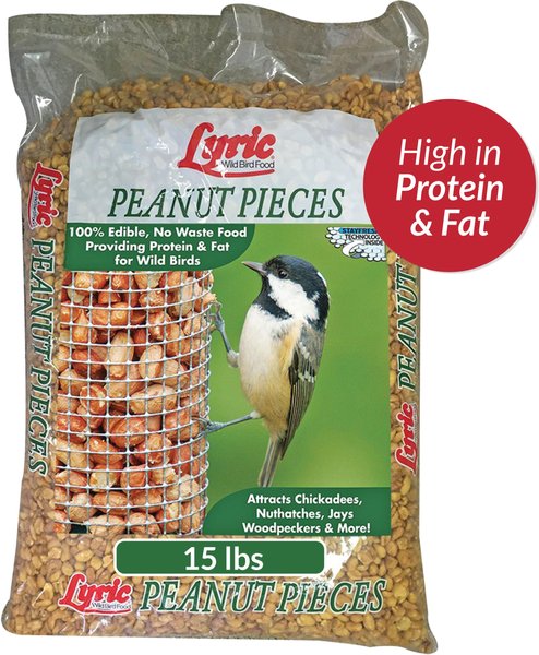 Lyric Peanut Pieces Wild Bird Food, 15-lb bag slide 1 of 9