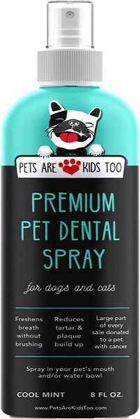 Pets Are Kids Too Premium Cool Mint Flavor Dog & Cat Dental Spray, 8-oz bottle slide 1 of 8
