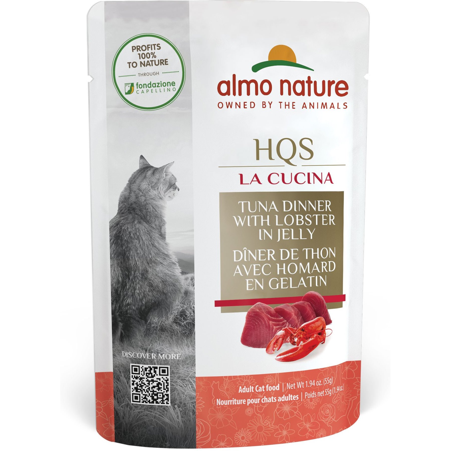 Almo nature green label cat clearance food