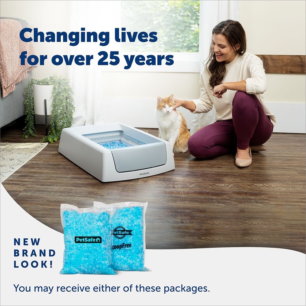 PETSAFE ScoopFree Premium Crystal Litter 2Pack, Blue