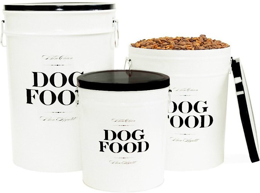HARRY BARKER "Bon Chien" Dog Food Storage Canister, Small