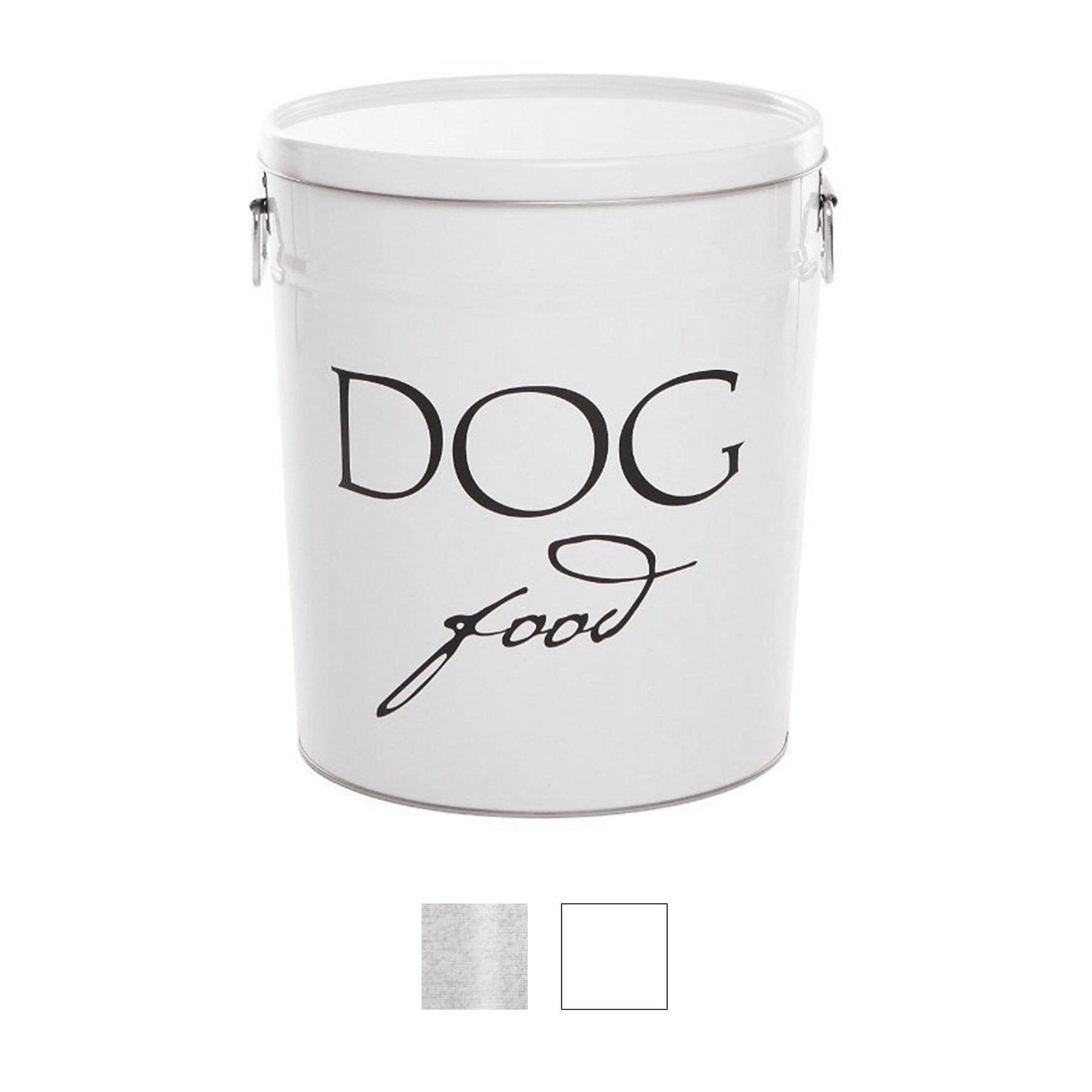 Harry Barker Harry Barker Classic Dog Food Storage Canister, White, Small