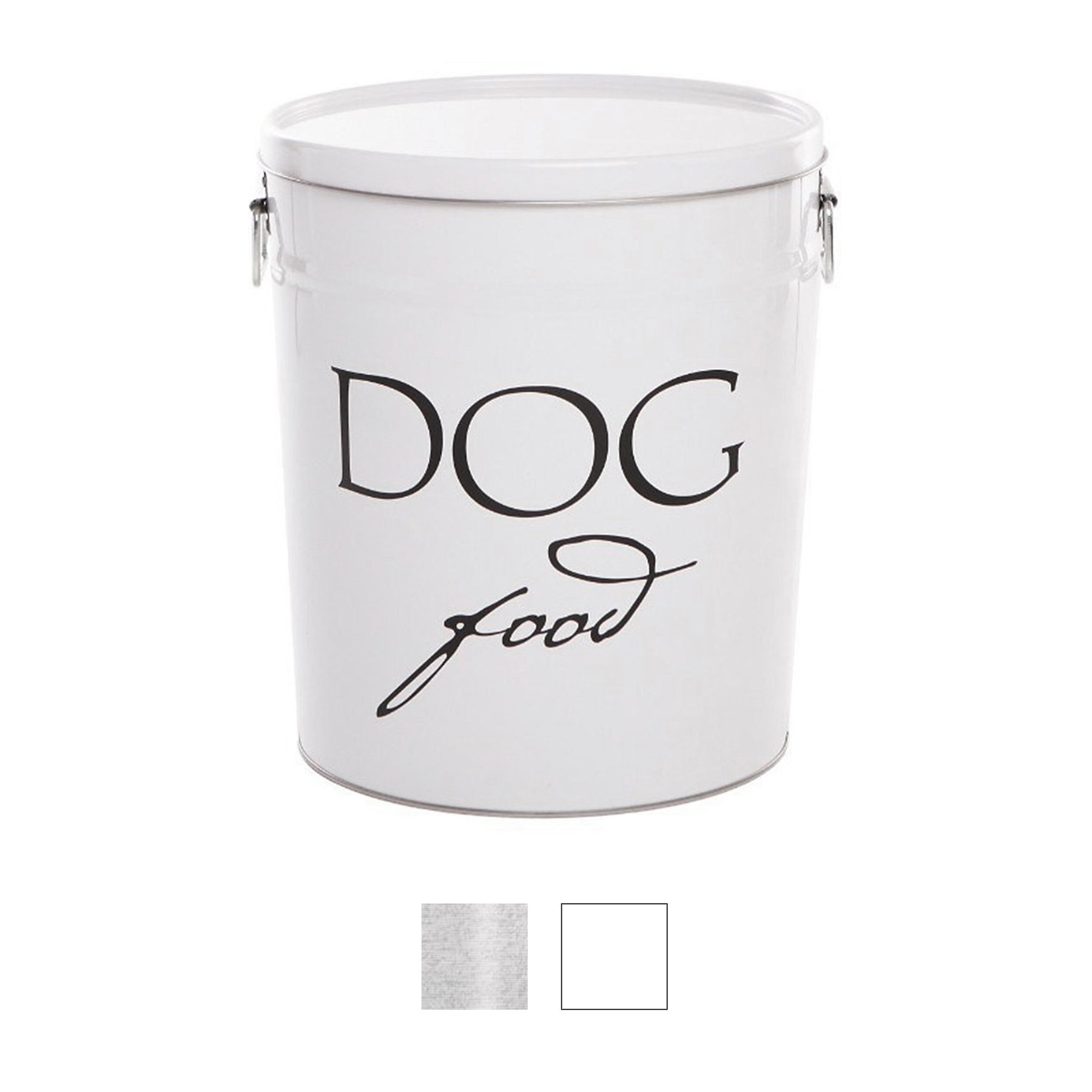 Harry Barker Harry Barker Classic Dog Food Storage Canister, White, Medium