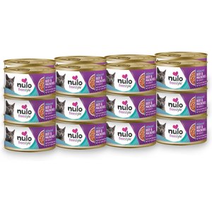 Nulo Freestyle Minced Beef & Mackerel in Gravy Grain-Free Canned Cat Food, 3-oz, case of 24