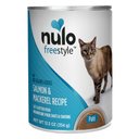 Nulo Freestyle Salmon & Mackerel Recipe Grain-Free Canned Cat & Kitten Food, 12.5-oz, case of 12