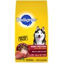 Pedigree High Protein Beef & Lamb Flavor Dog Kibble Adult Dry Dog Food, 3.5-lb bag