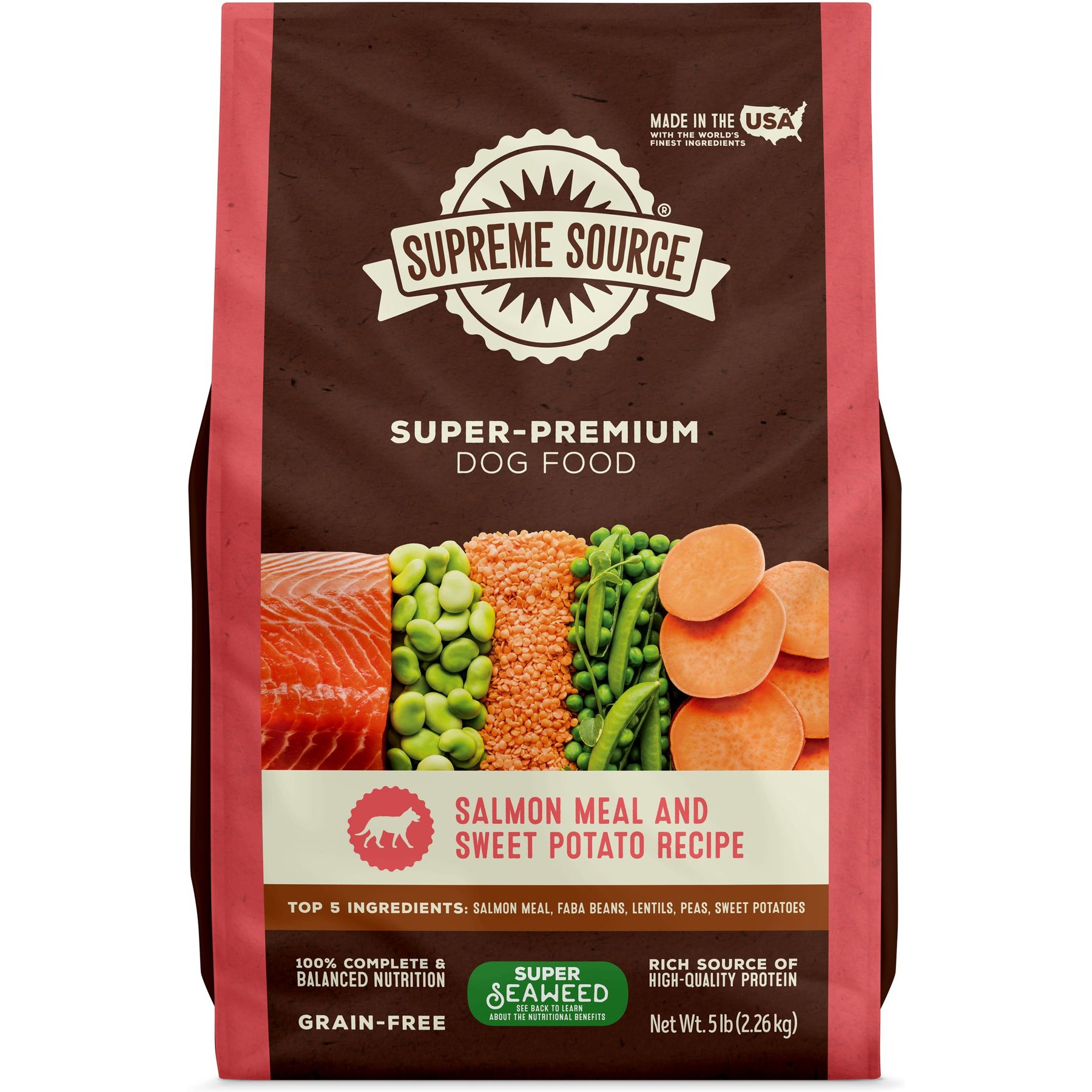 Supreme Source Grain Free Salmon Meal Sweet Potato Recipe Dry Dog Food