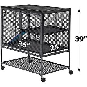 MidWest Critter Nation Deluxe Small Animal Cage, Single Story