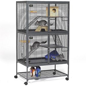 MidWest Critter Nation Deluxe Small Animal Cage, Double Story