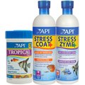 API Aquarium Water Conditioner & Tropical Fish Food Kit