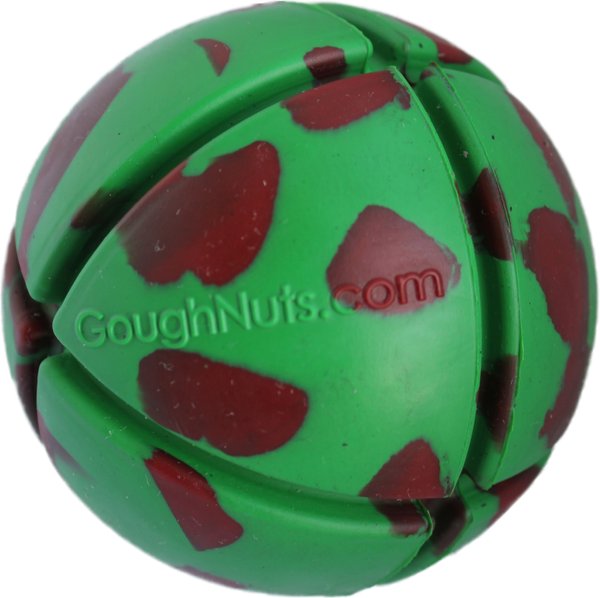 GOUGHNUTS Interactive Ball Dog Toy, Green