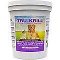 Hanzi Pets Tru-Krill Antarctic Krill Oil Omega-3 & Astaxanthin Dog & Cat Soft Chews, 60 count